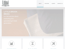 Tablet Screenshot of littlebrookmedia.com